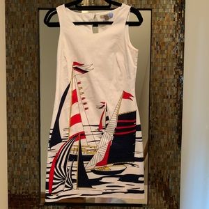 Beautiful Sailboat Print Dress